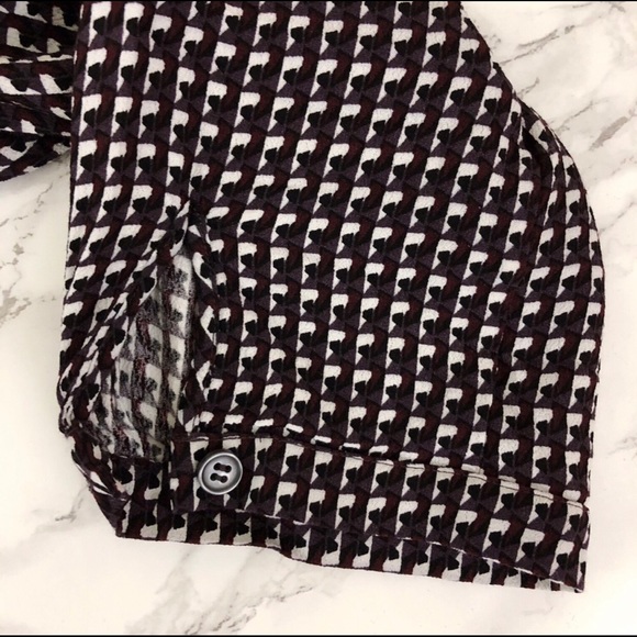 JOHNSTON & MURPHY Print Pop Over Shirt Dress M EUC - Picture 5 of 7